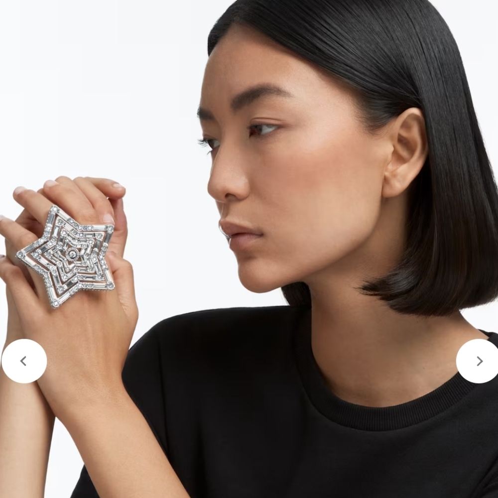 Swarovski Silver Stella Star Ring
